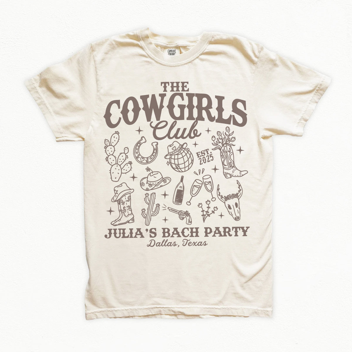 The Cowgirls Club Bachelorette T-Shirt