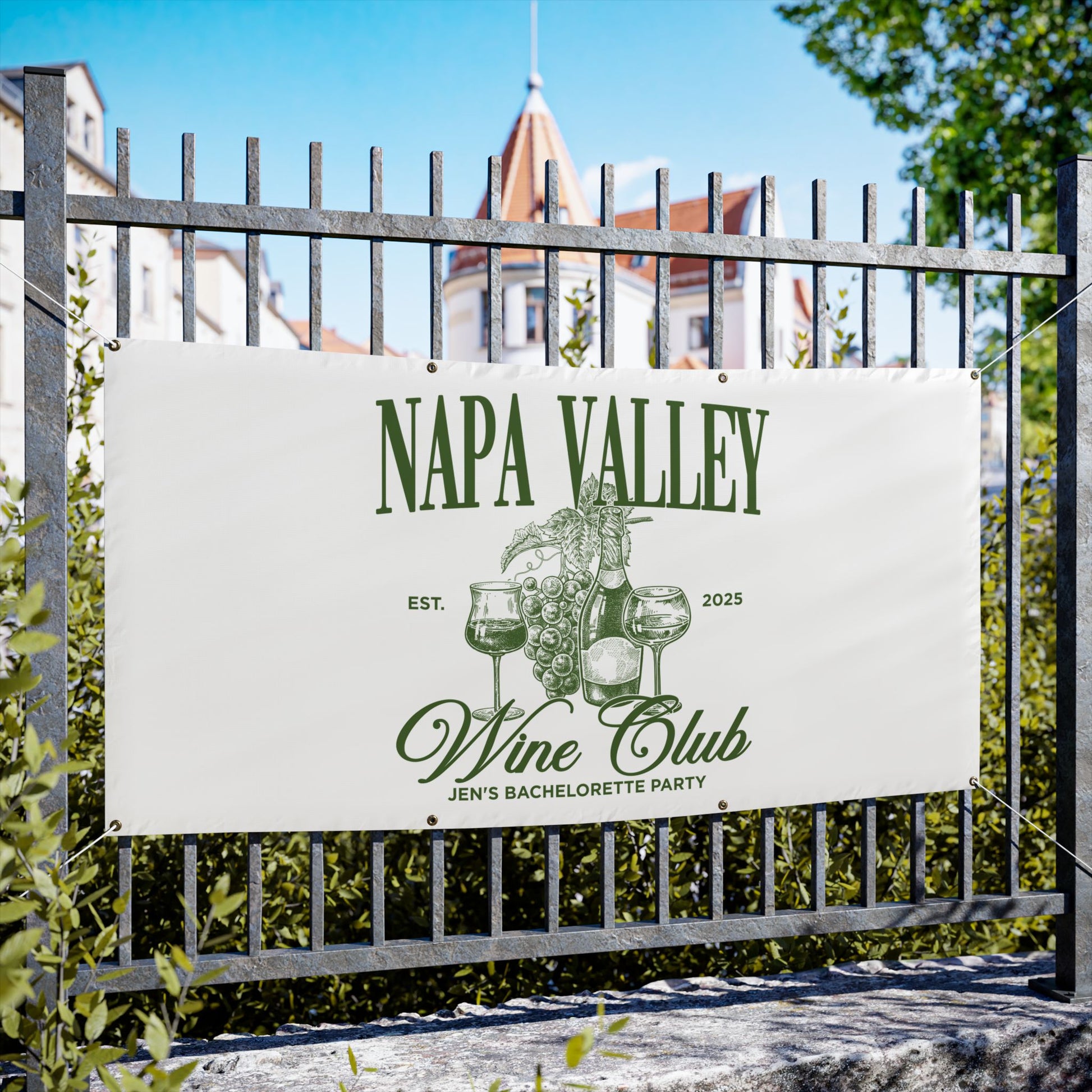 Banners for Wine Club Celebrations Bachelorette Party