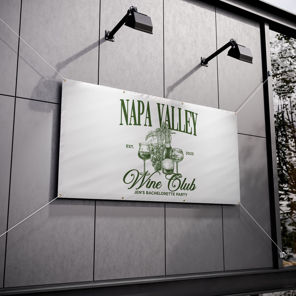 Banners for Wine Club Celebrations Bachelorette Party