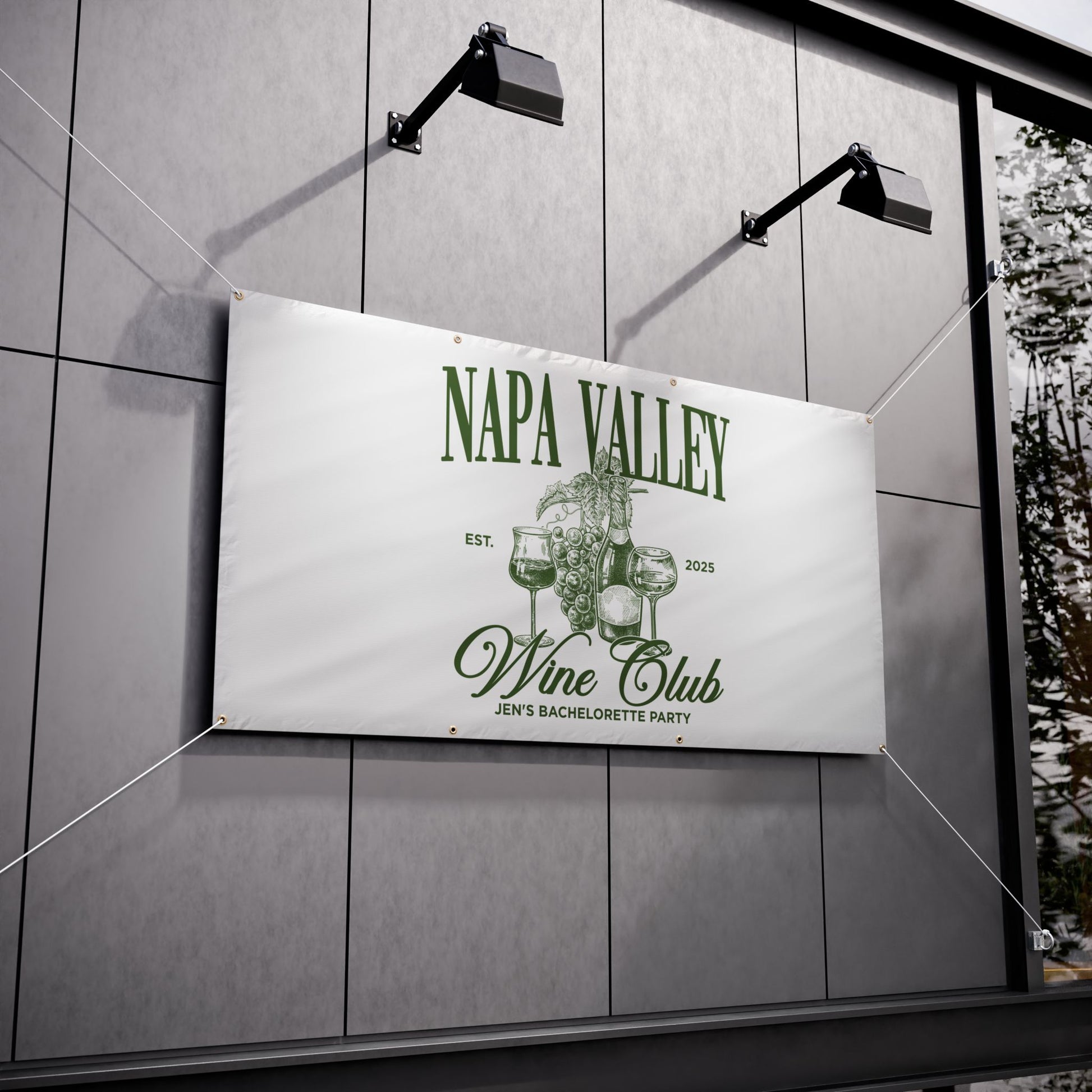 Banners for Wine Club Celebrations Bachelorette Party