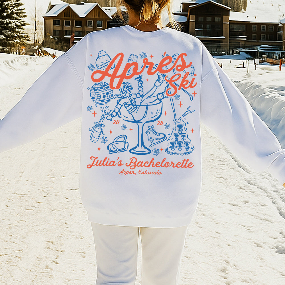 Snow Ski Bachelorette Sweatshirt