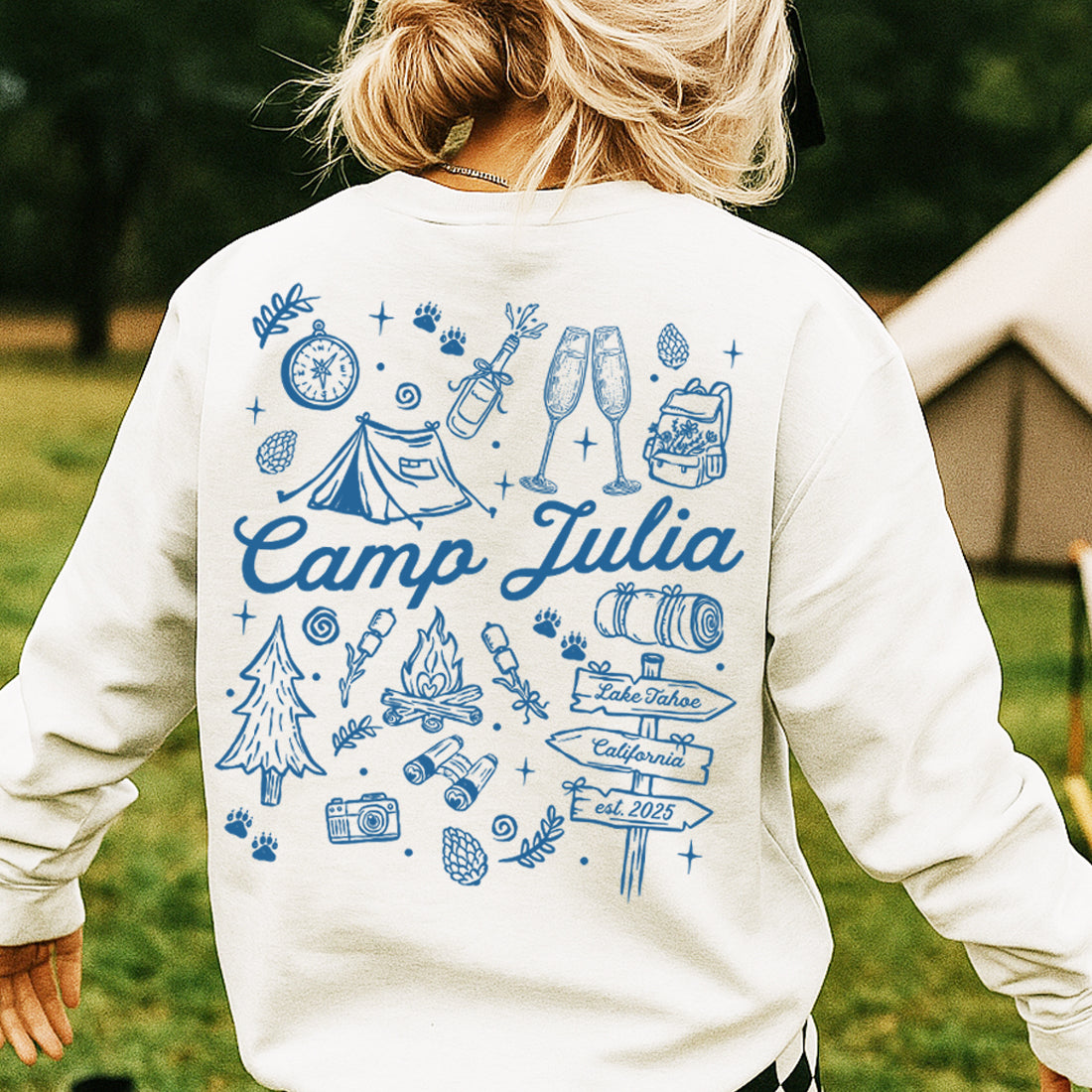 Camping Bachelorette Sweatshirt