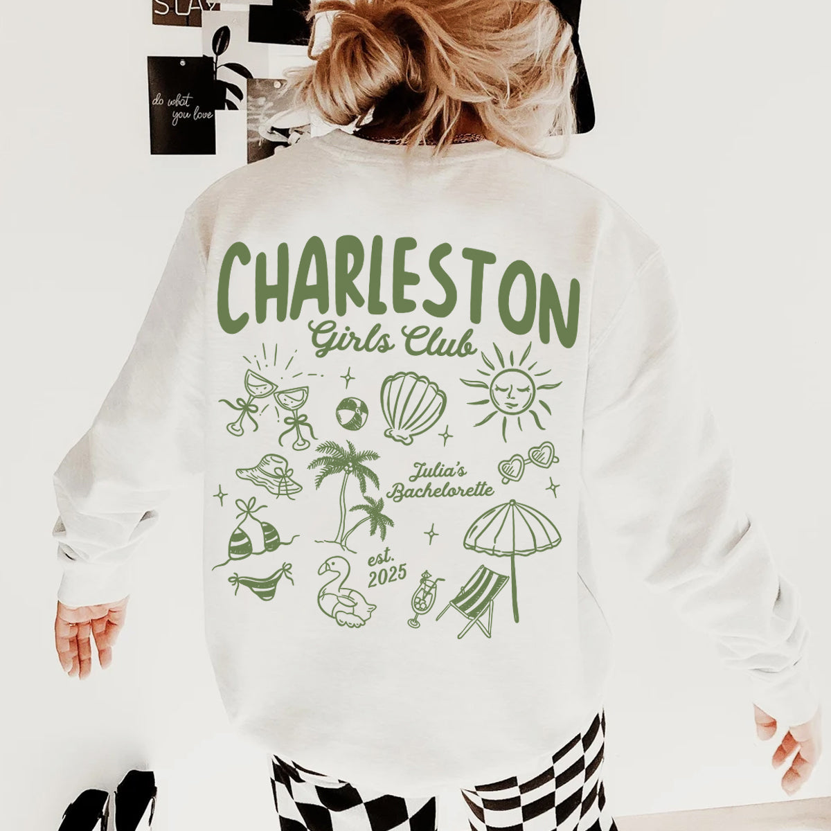 Charleston Coastal Bachelorette Sweatshirt