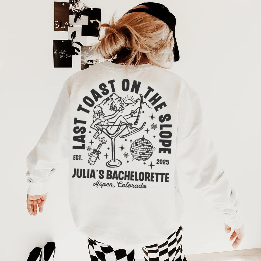 Snow Ski Bachelorette Sweatshirt