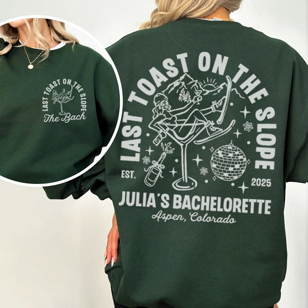 Snow Ski Bachelorette Sweatshirt