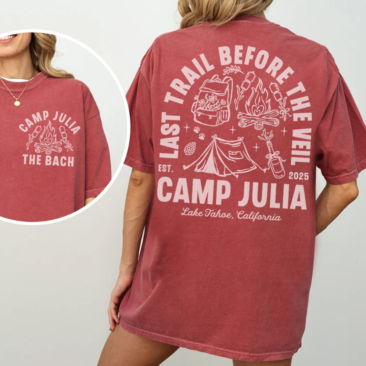 Camping Bachelorette T-shirt