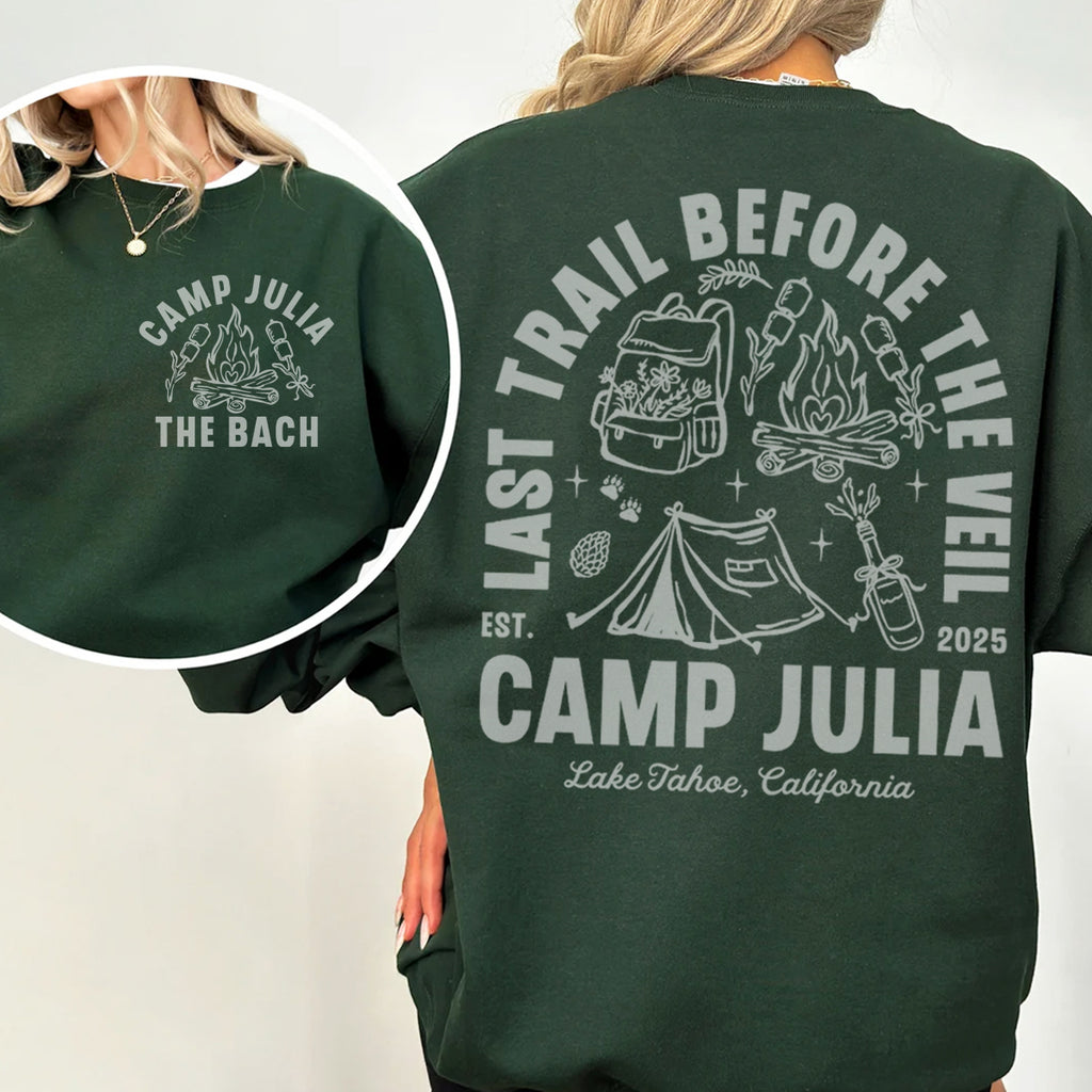 Camping Bachelorette Sweatshirt