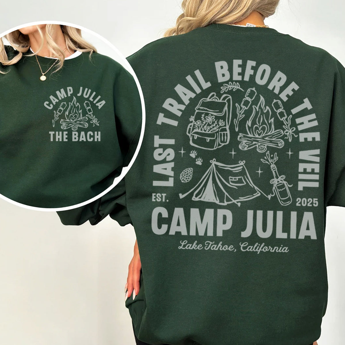 Camping Bachelorette Sweatshirt