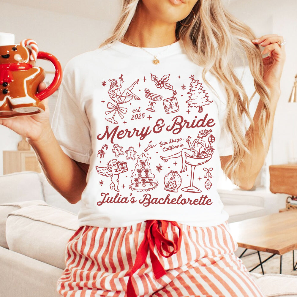 Christmas Bachelorette T-shirt