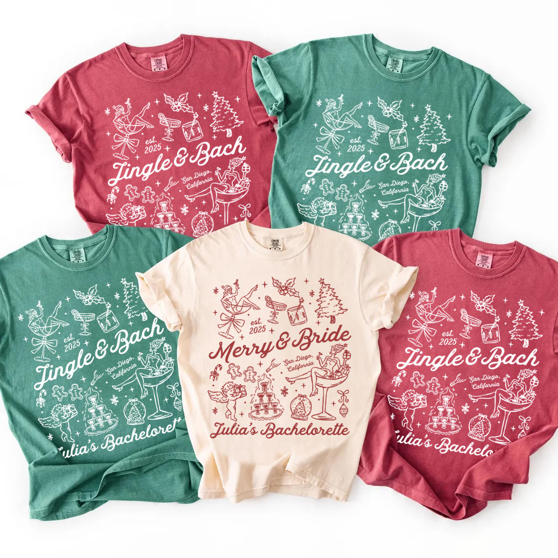 Christmas Bachelorette T-shirt