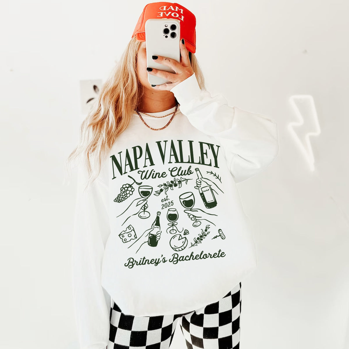 Wine Club Bachelorette Sweatshirt