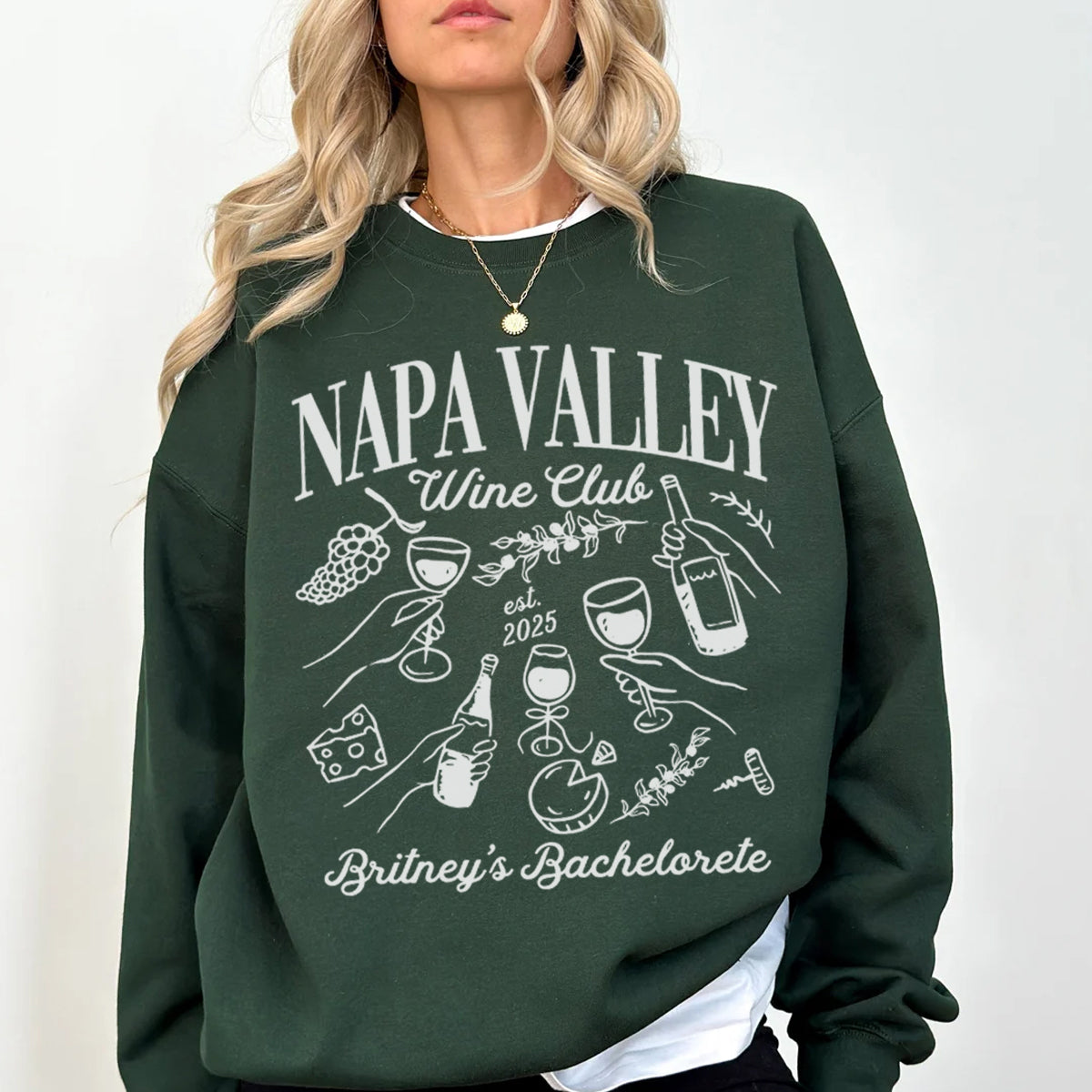Wine Club Bachelorette Sweatshirt