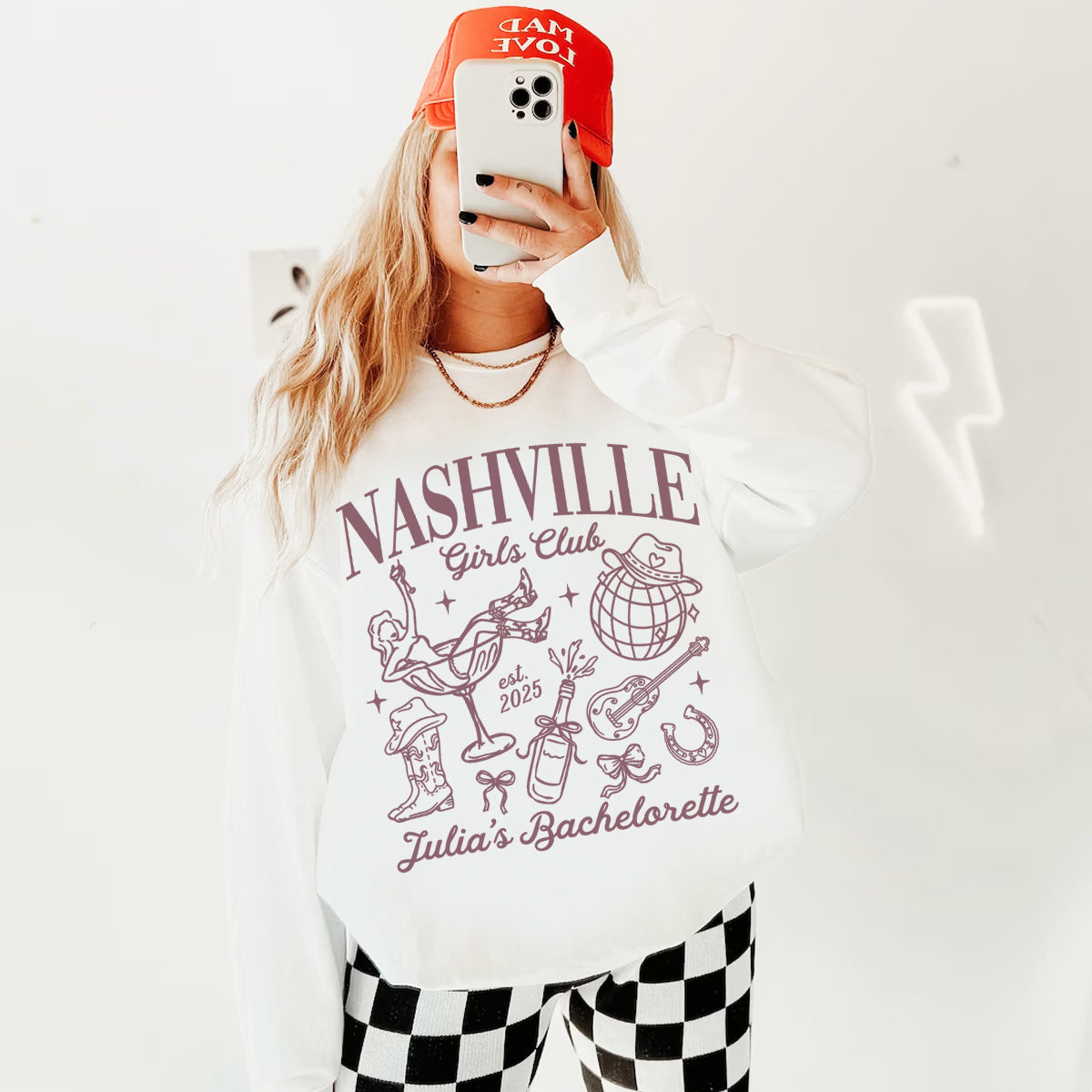 Nashville Western Bachelorette Sweatshirt