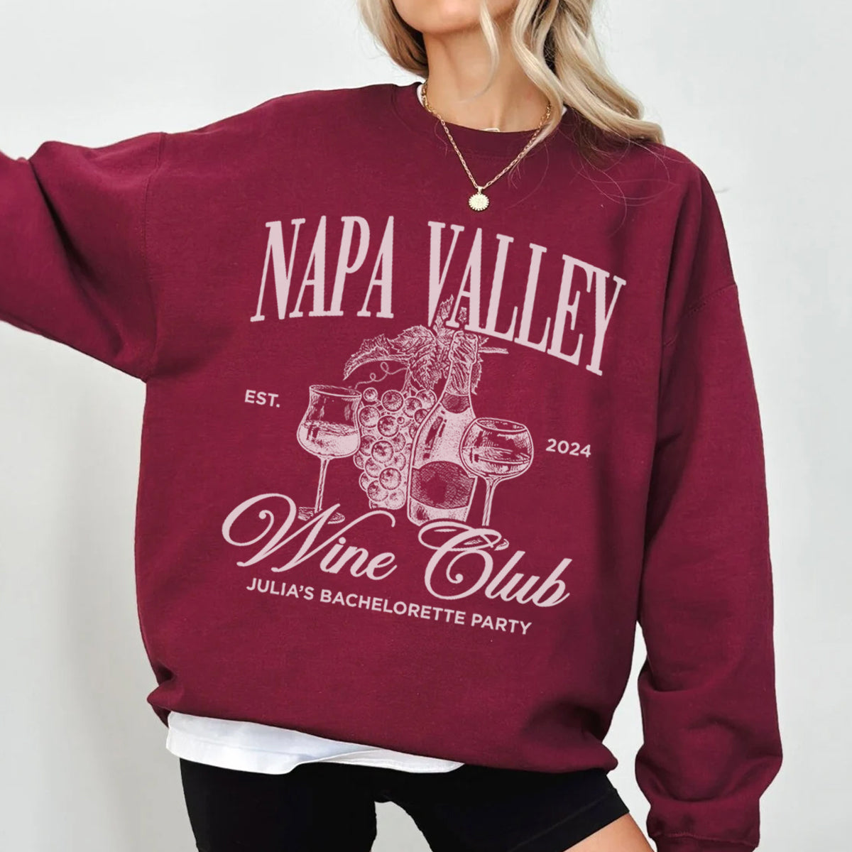 Winery Bachelorette Sweatshirt