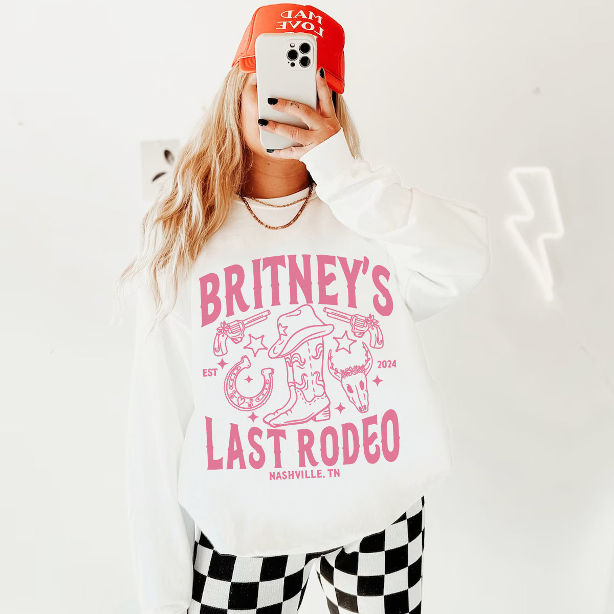 Western Rodeo Bachelorette Sweatshirt