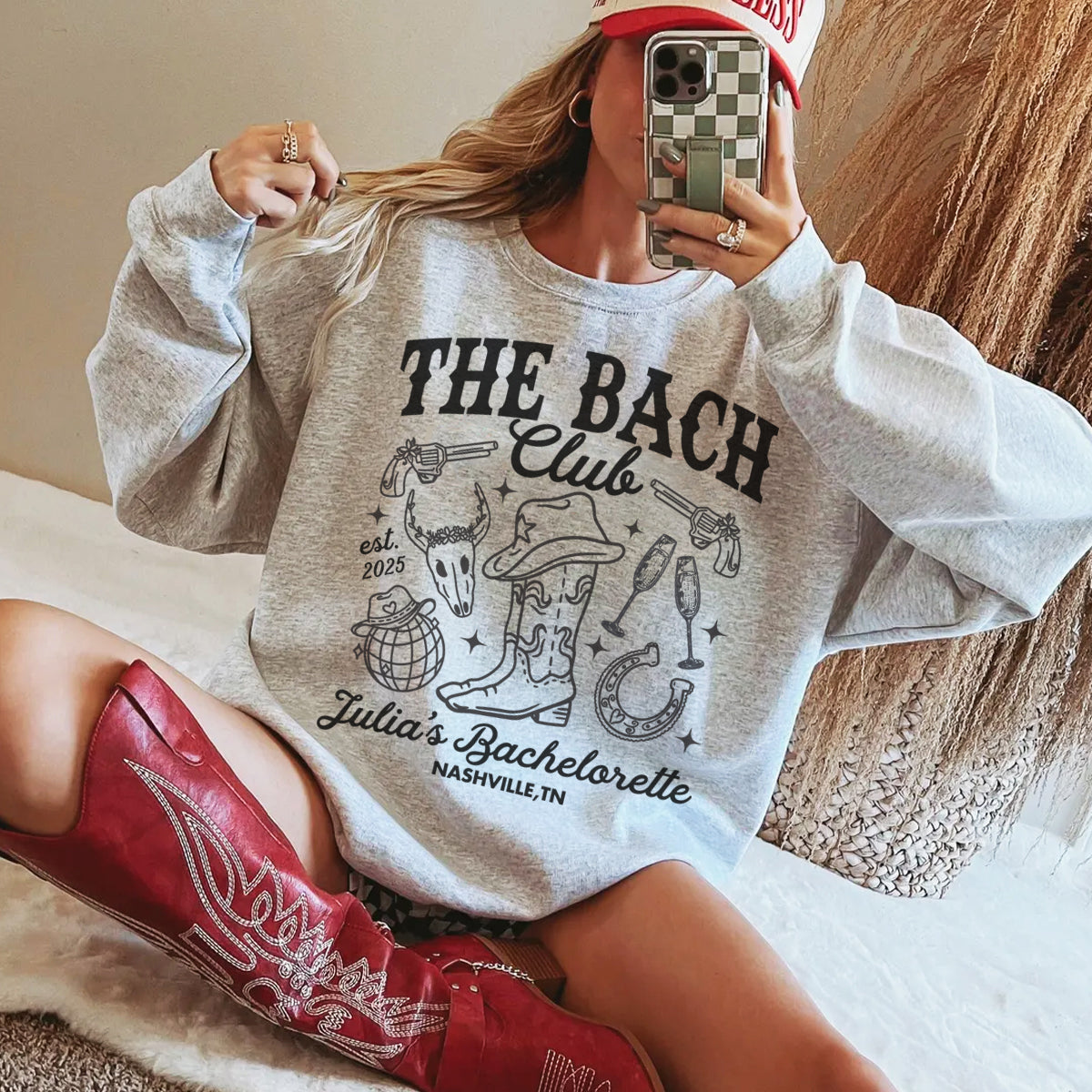 Western Cowboy Bachelorette Sweatshirt