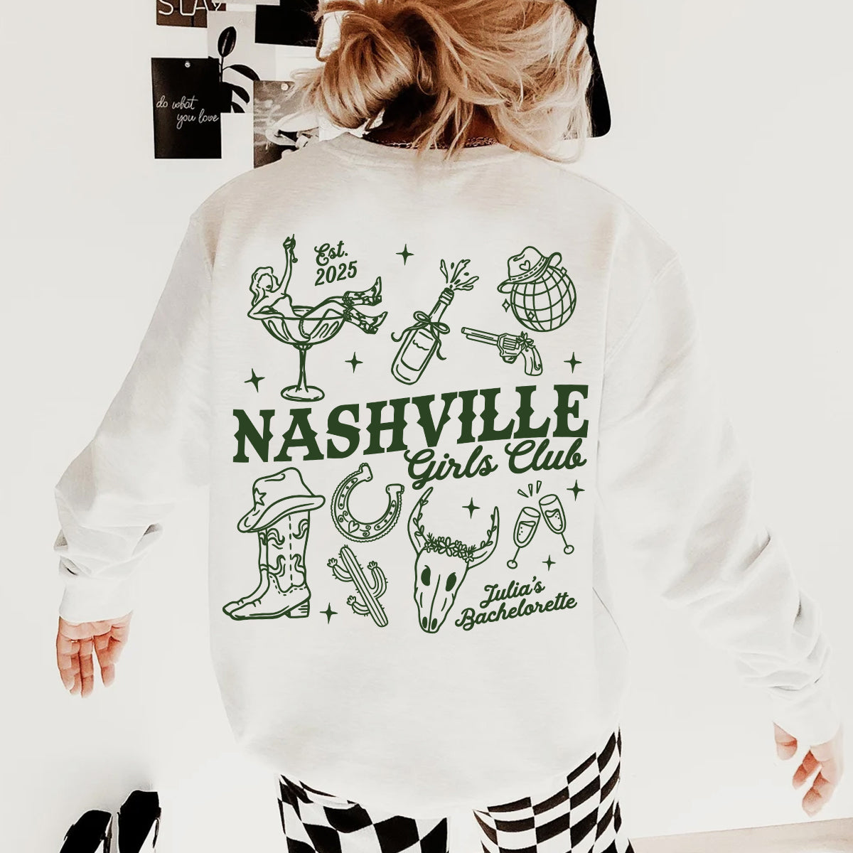 Nashville Western Bachelorette Sweatshirt