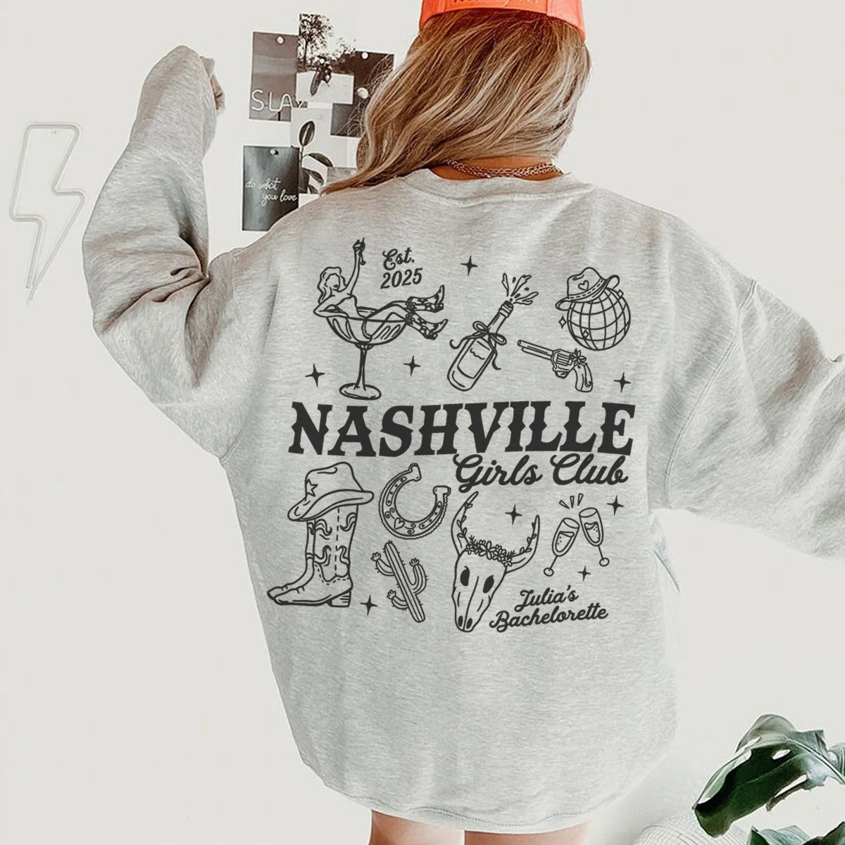 Nashville Western Bachelorette Sweatshirt